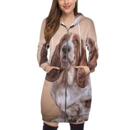 Sweatshirts Zeichnen lustiger Basset Hound -Hund -Mode -Herren/Frauen Hoodies New Casual Kapuze Sweatshirt Hoodies Sweatshirt Tops schön