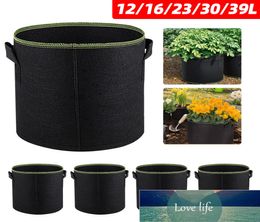 5 Pcs 310 Gallon Grow Bags Felt Plant Grow Pot Potato Tomato Planting Bag Garden Vegetables Plant Bags Fabric Flower Pots Factory5721134