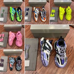 2024 New Designer Track 3.0 Sneakers, Men'S And Women'S Lace-Up Thick-Soled Air-Cushion Outdoor Training Running Shoes