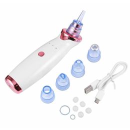 Cleaning Tools & Accessories Blackhead Face Skin Vacuum Pore Cleaner 5 Suction Acne Pimple Removal Tool Mini Facial Steamer Drop Ship Dhp7V