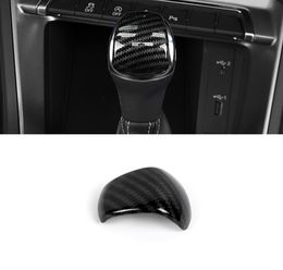 Car Accessories Gear Shift Knob Head Top Cap Cover Trim Sticker Frame ABS Carbon Interior Decoration for Q3 F3 2018-20204719457