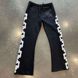 Calça cargo masculina y2k, macacão menos haruku, moda casual, solta, masculina, rock, reta, pernas largas, hip hop, streetwear, corredores