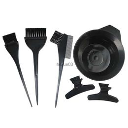 Hair Color Mixing Bowls Hair Color Dye Bowl Comb Brushes Tool Kit Hair Dyeing Tools Salon Hairdressing Styling Tint DIY ToolL2403