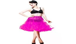 Skirts 2021 Whole Women Soft Fabric 65 Cm Long Sexy Chiffon Petticoat Rockabilly Pettiskirt Tulle Tutu Skirt Slip Retro 20 Col9498330