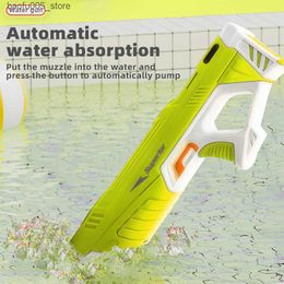 Sand Play Water Fun Gun Toys Burst Electric Water Gun Kids Outdoor Summer Auto Water Sucking Strong Power Shooting Water Fight Game Toys Gifts For Kids 230718 Q240307