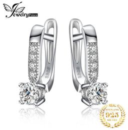 Ear Cuff JewelryPalace 925 Sterling Silver Clip Earrings for Women Fashion Cubic Zirconia Simulated Diamond Wedding Bridal Huggie 6921232