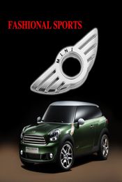 1 Pcs Car Door Pin Lock Wing Emblem Badge Auto Stickers Decorative For BMW MINI Cooper SONERoadsterClubmanCoupe CarStyling9791379