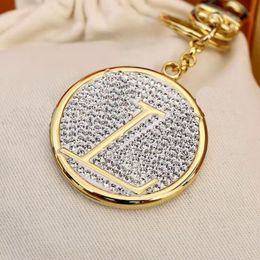 Luxury designer keychain car keychain fashion trend advanced diamond set boutique key chain suitable for men and women290P