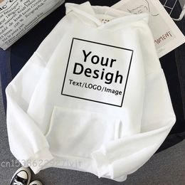 Custom Print Diy Text Picture Hoodies Women Custom Hoodie Customize Personalized Hoodie Drop Sweatshirts 240307