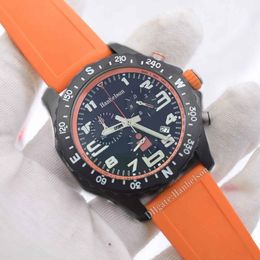 1884 mens watch Montre de luxe VK Quartz movement stainless steel orange dial Rubber strap relojes lujo para hombre Chronograph Wa203h