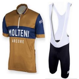2022 MOLTENI ARCORE RETRO Cycling Jersey Set Mens Ropa Ciclismo Cycling Clothing MTB Bicycle Clothes Bike Uniform 2XS6XL P59450900