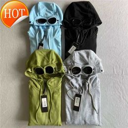 Erkek Hoodies Sweatshirts Erkek CP Hoodies Sweatshirtler Çift Kahkezli Ceketler Rüzgar Yalıtımlı Fırtına Hırka Palto Moda Hoodie Zip Polar Çizgili Ceket Erkekler 13i