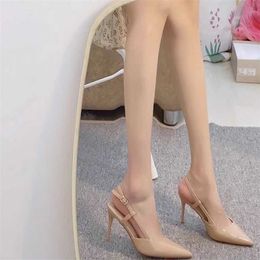 Trendy High Heels For Womens Summer Sandal Women New Style Cool Sandals Niche Design Leather Fashion Single Shoes 240228