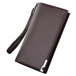 Wallets PU Leather Men's Wallet Business Coin Purse Multifunctional Card Holder Document Mobile