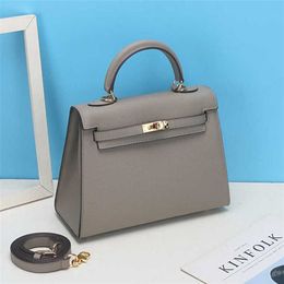 70% Factory Outlet Off print second generation leather handbag atmospheric One Messenger women's bag on sale