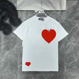 Mens Tshirts 2023classics Mens Ch t Shirts Heart High Quality Brand Crew Neck Chromes Short Sleeves Tops Tees Tshirts Casual Horseshoe Sanskrit Cross Print wewew
