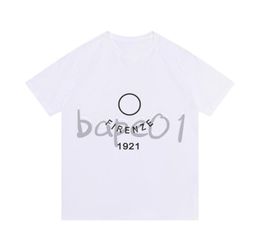 Luxury Fashion Brand Mens T Shirt Design Letter Print Short Sleeve Round Neck Summer Loose TShirt Top Black White Asian Size S2X8107864