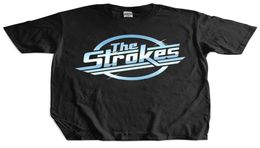 Men Cotton T Shirt Summer Tops The Strokes T Shirt Men Indie Rock Band Tshirt Bigger Size Homme Black Tshirt drop 2206087408147