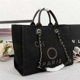 70% Factory Outlet Off Women's Hand Canvas Beach Bag Tote Handbags Classic Large Backpacks Capacity Small Chain Packs Big Crossbody GTJM on sale