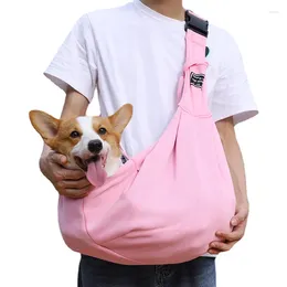 Dog Carrier Folding Backpack Breathable Pet Outgoing Bag Single Shoulder Crossbody Cat