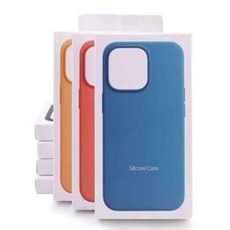 Capa magnética de silicone para iphone, capa para iphone 15 15pro 15plus 15 pro max 14 iphone 13 pro max, animação de sucção magnética