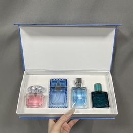 Brand Perfume 30Ml*4 Gift Set Cologne Fragrance For Men Women With Good Smell High Quality Spray