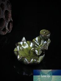 Ceramic Backflow Incense Burner Green Lotus Towel Incense Burner Use In Home And Office7291110