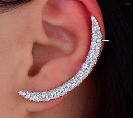 Stud Earrings GODKI Luxury Design Marvellous Cubic Zircon Crescent Moon Ear Bone Cuff Earring5658913