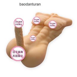 Half body Sex Doll Male and female semi solid silicone dolls adult sex toys masturbators HWIT