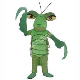 2024 Professional Green Mantis Mascot Costume Birthday Party anime theme fancy dress Costume Halloween Character Outfits Suit