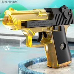 Gun Toys Children Manual Water Gun Portable Summer Beach Outdoor Shooting Pistol Fight Fantasy Toys for Boys Kids Game Adults