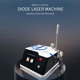 980nm 1470nm Endolift Laser Lipolysis 2 in 1 Endolaser Fat Removal Body Slimming Machine Vein Vascular Treatment