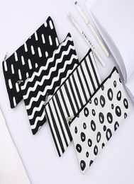 Stripe Pencil Bag Pocket School Cosmetic Make Up Pencil Pen Organiser Bag Case Pouch Office School Supplies8986524