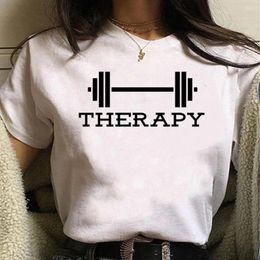 Women's T Shirts Crossfit Fitness Shirt Women Graphic Summer Manga Top Girl Y2k Clothing