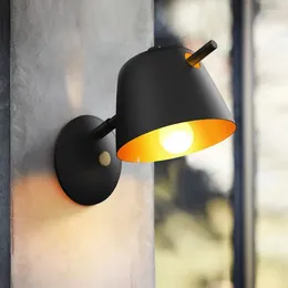 Wall Lamp With Light Source Modern LED El Bedside Lighting Living Room Bedroom Fixture Decoration Minimalist