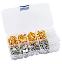 Stud Earring Posts And Backs Making Kit With Base For Clay Pearl Jewelry8135121