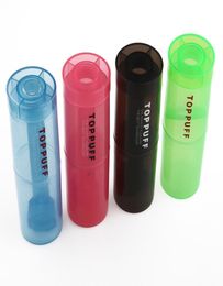 Whole Travel TOPPUFF Tobacco Bongs Smoking Pipe Tube For Trip Toppuff water Pipe Plastic Material Good Quality1698270
