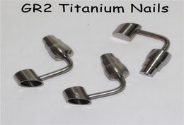 90 bucket titanium nail 10mm 14mm 18mm male female gr2 titanium nail dabber for oil dab rigs glass bong smoking water pipes8903089