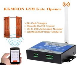 Wireless GSM Door Gate Opener Relay Remote Control OnOff Switch Call For Shutters Electric Swing Sliding Garage Doors Gate O2668425