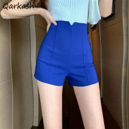 Shorts Shorts Women Skinny Summer Sexy Solid Simple Allmatch Street 4 Colors Ulzzang Femme Bottom Hot Girls Leisure Chic Clubwear Ins
