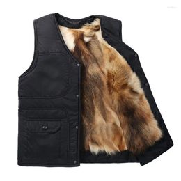 Men's Vests Male Streetwear Faux Leather Jacket Vest Mens Sleeveless Punk Pocket Loose Fit Brand Motorcycle Waistcoat Coats D14