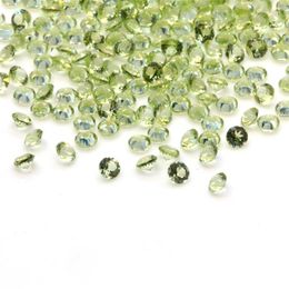 Loose Gemstones Fashion Wholesale Price Natural Gemstone Jewellery Making Stone Round Cut Peridot