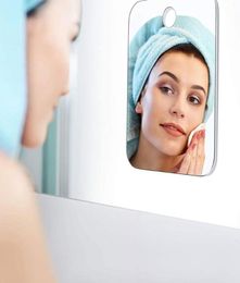 Unbreakable Portable Traveling Mirror Anti Fog Shower Bathroom Fogless Washroom Shaving Other Gifts Eyebrow Tools Stencils1126366