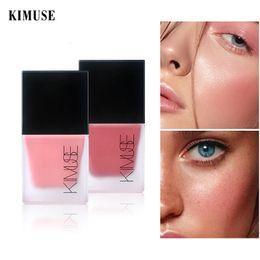 4 Colours Liquid Blush Cosmetics Natural Long Lasting Makeup Blusher Gel Creamy Rouge Cheek Makeup Tools 240228