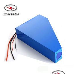 Batteries Electric Bike Lithium Battery 72V 18Ah Li-Ion Triangle Ebike Pack Drop Delivery Electronics Batteries Charger Dhhu3