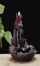 Backflow Incense Burner Creatives Home Decor Ornaments Ceramic Dragon Incense Holder Censer for Living Room4225812