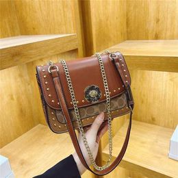 70% Factory Outlet Off Advanced Women's Contrast Colour Small Square Versatile Atmosphere Chain on sale