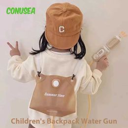 Gun Toys Backpack Water Gun Soft Bag Spray Summer Games Family Fun Squirt Outdoor Beach Yard Childrens Toys for Kids Boys Girls GiftsL2403