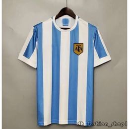 Argentina Retro Soccer Jersey Maradona MESSIS 1978 1986 1998 1996 2000 2001 2006 2010 Kempes Batistuta Riquelme HIGUAIN KUN AGUERO CANIGGIA Football Shirts 12 633