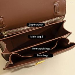 Shoulder Bags Leather Bag Women Adjustable Strap Small Square Flap Fashion Messenger Commuting